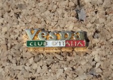 Pin's Vespa Club d'Italia L'italienne Scooter Pin Pins Epinglette Vintage Rare
