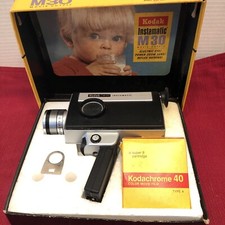 Vintage Kodak Instamatic M30 movie camera, original box