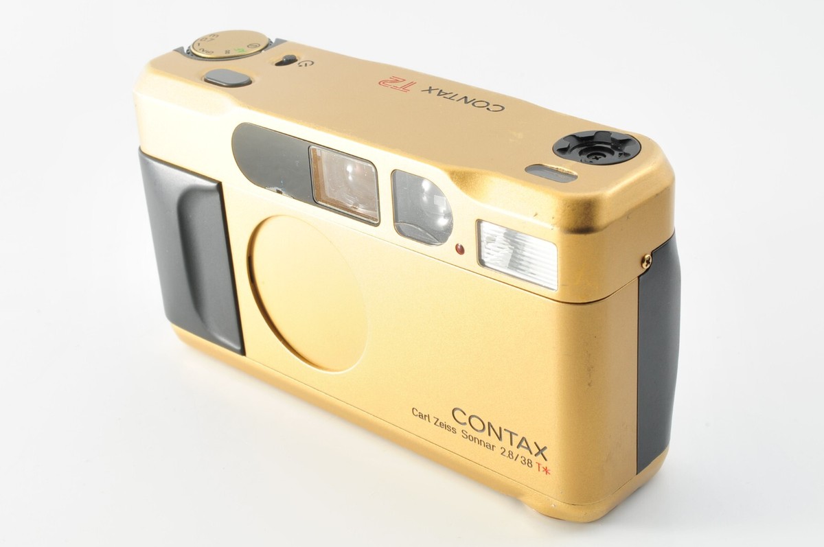 CONTAX T2 ゴールド Carl Zeiss Sonnar #1132 CONTAX T2 Gold Carl Zeiss Sonnar 38mm F2.8 T* AF Rangefinder