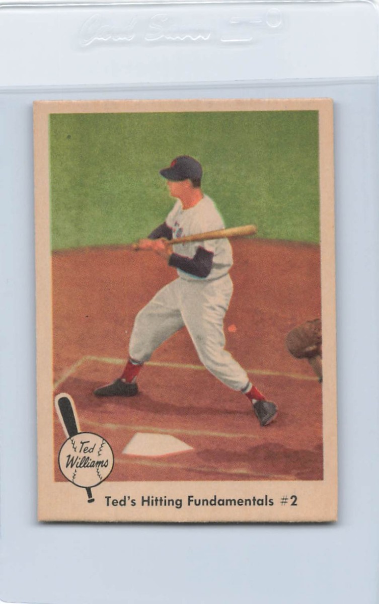 1959 Fleer Ted Williams #72 Ted's Hitting Fundamentals #2 EX/MT