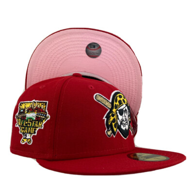 Pittsburgh Pirates pink 2006 all Star Game Snapback hat New Era 47 PITTSBURGH PIRATES 2006 MLB ALL-STAR GAME PRINCESS PEACH  main image 2