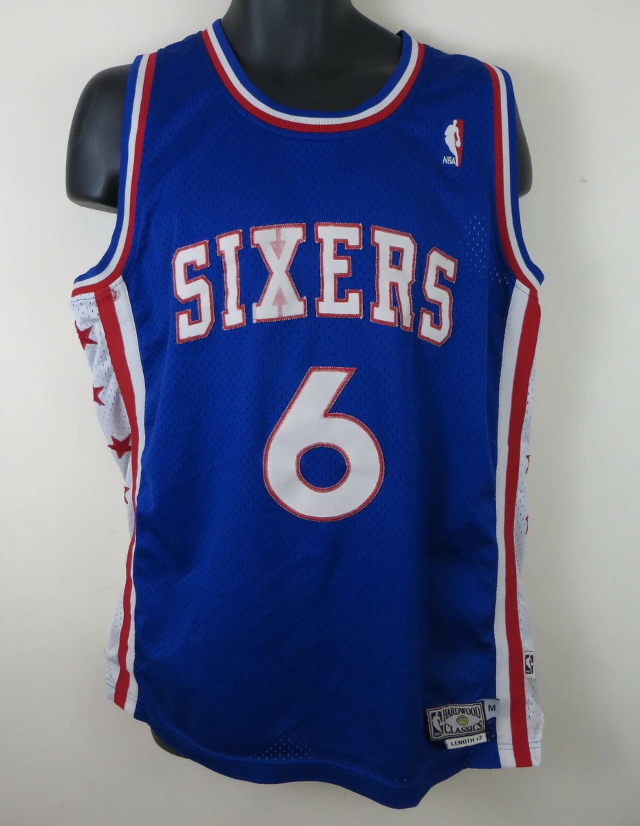 1976 Julius Erving Philadelphia 76ers Hardwood Classic Adidas NBA Jersey  Size Large – Rare VNTG