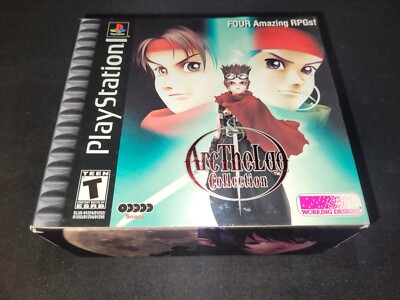 Arc the Lad Collection Sony Playstation 1 PS1 LN perfect condition COMPLETE!