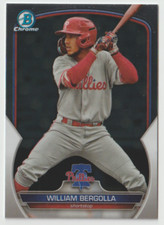 2023 Bowman Chrome Draft #BDC64 William Bergolla - Philadelphia Phillies
