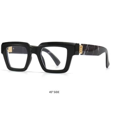 Men Women Thick Frame Blue Light Blocking Reading Glasses Square Fashion Glasses