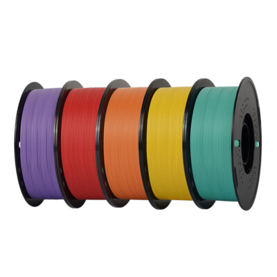 5KG Matte PLA Bundles 1.75 mm 3D Printer Filament 5 Rolls 1KG Roll Mix Color FDM