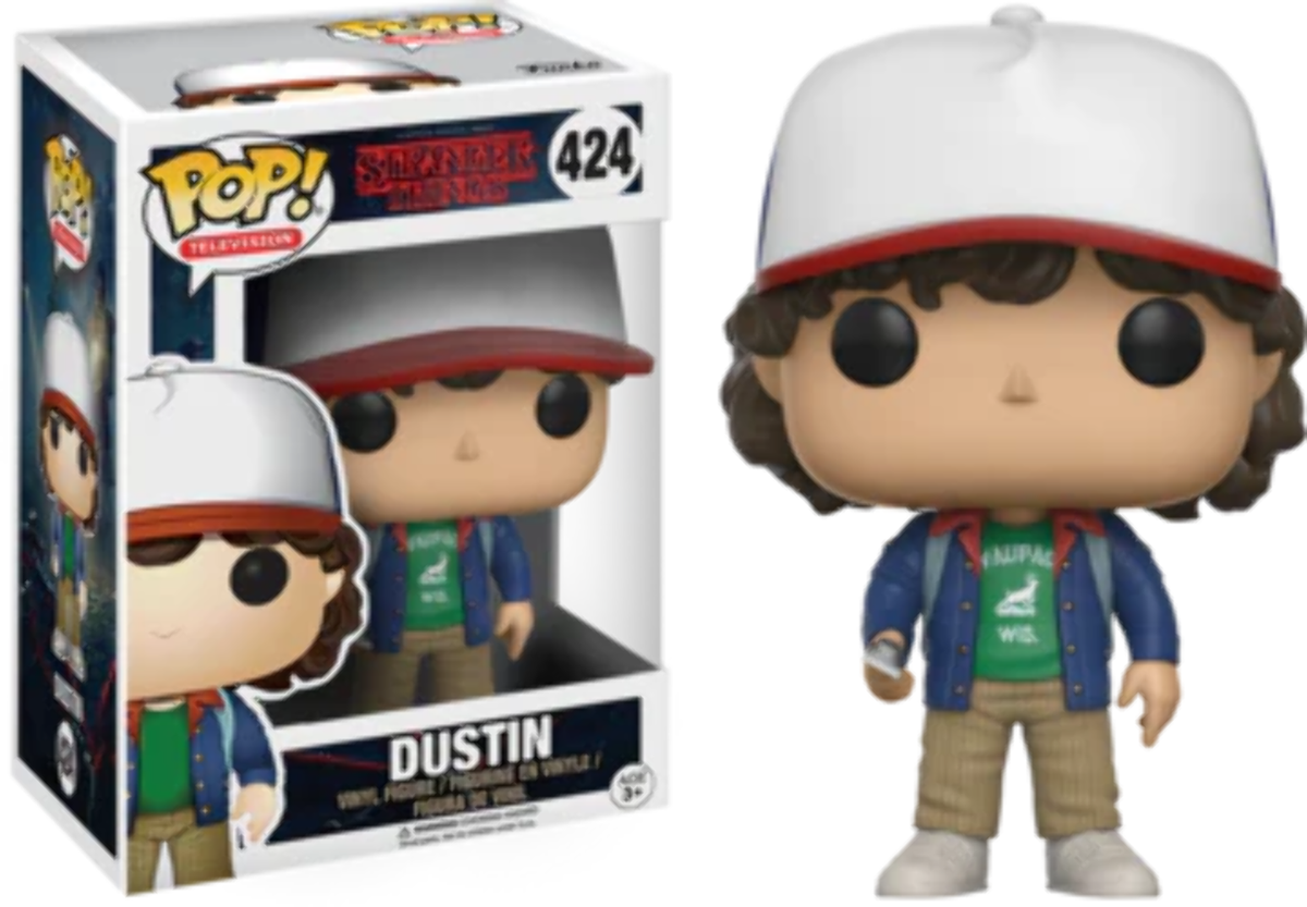 【Funko POP!/米国購入/新品】DUSTIN ストレンジャーシングス Amazon.com: Funko Pop! TV: Stranger Things - Dustin Vinyl
