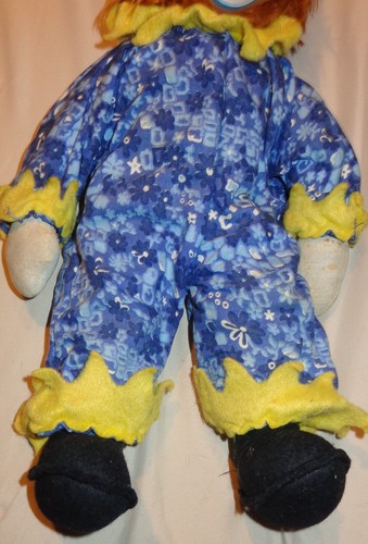 Bonita muñeca de peluche de 18" de peluche de 18" de peluche con cara de payaso RUSHTON de colección - Imagen 7 de 15