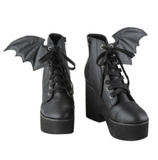 Botín con plataforma Iron Fist Bat Wing EE. UU. 9 UE 40 NUEVO EN CAJA Halloween Gótico