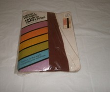 Vintage Lane Bryant Women Plus Size Ribbed Opaque Pantyhose 54"-62" Hip
