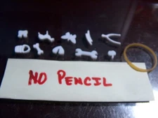 Operation Board Game Pieces Complete set 11 Classic Body Parts (no pencil)