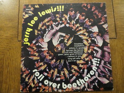 Jerry Lee Lewis   Roll Over Beethoven!!! - 1972 - Hilltop JS-6110 Vinyl LP G+/VG