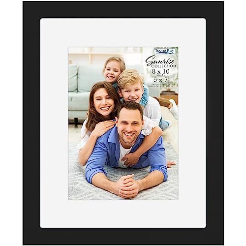 8x10 Picture Frame Photo Frame for Wall Mounting Diaplay Black | eBay