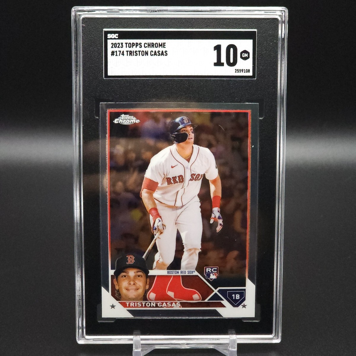 2023 Topps Series 1 #92 SGC 10 GEM MINT Triston Casas Rookie Card 