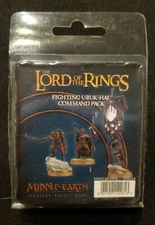 Fighting Uruk-Hai Warrior Command Pack Blister Hobbit Lord Rings Games Workshop