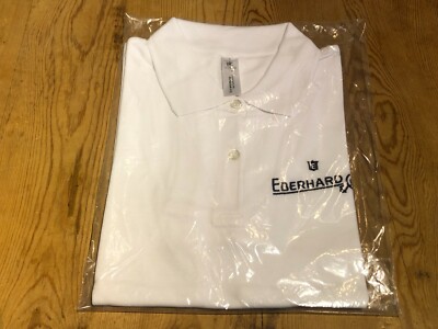 Nuevo - Women Polo Mujer - EBERHARD & Co - Blanco White - Talla L