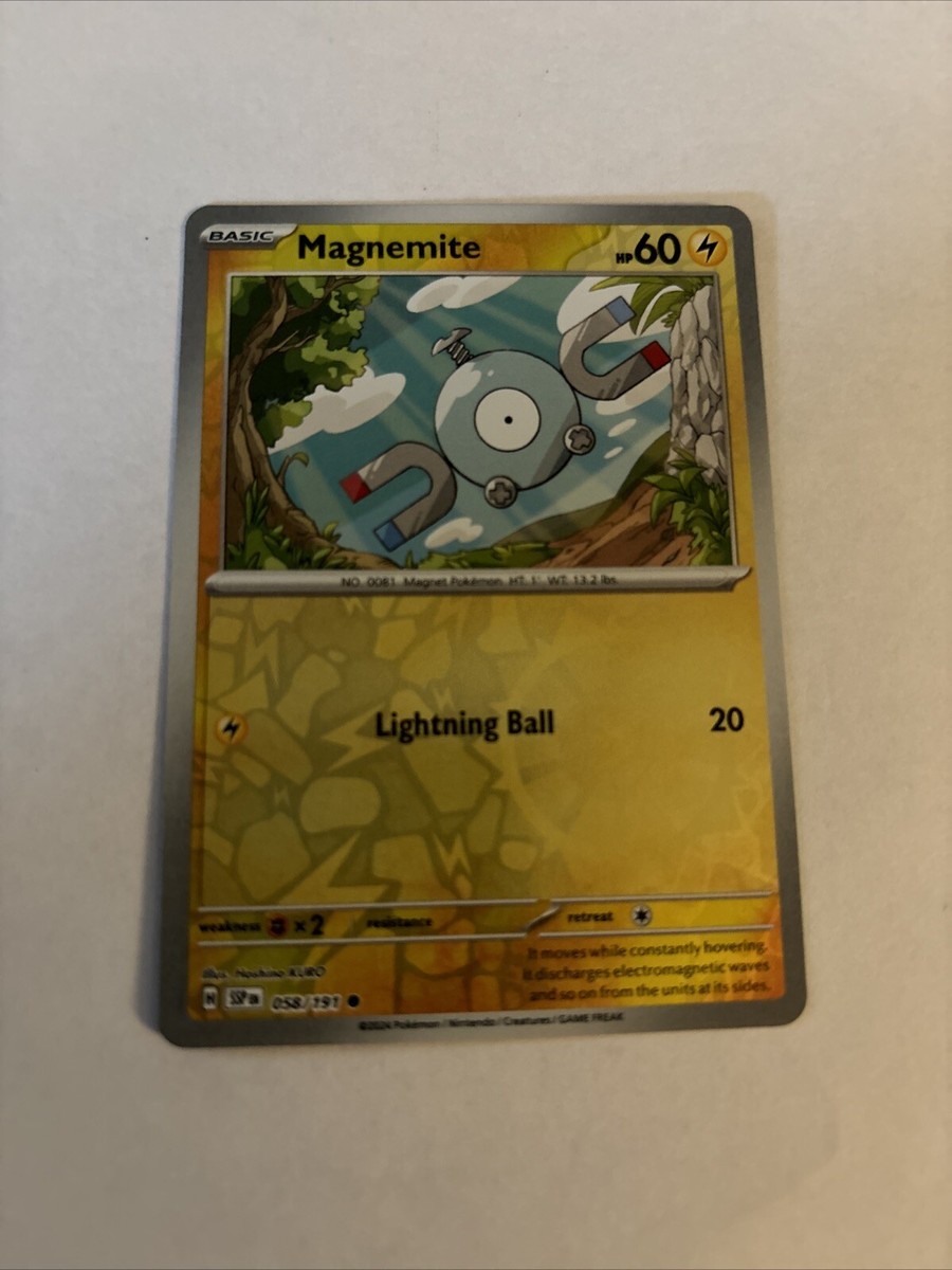 Magnemite 058/191 Sv08: Surging Sparks Reverse Holo | eBay