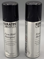 Lot 2 Keratin Complex Firm Hold Hairspray - Travel Size AS IS - Dented Cans
