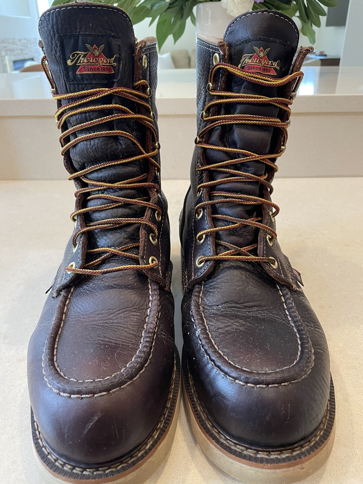 Thorogood Waterproof Work boots  9.5 ee 8 Inch Excellent Condition