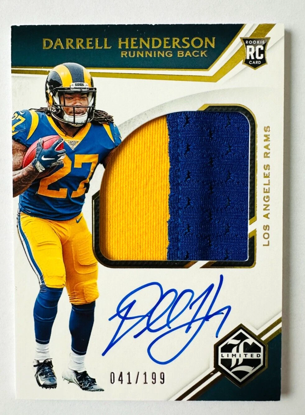 Darrell Henderson trading card