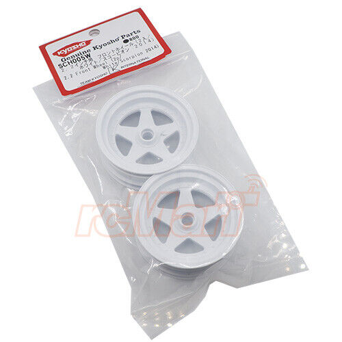 Kyosho Scorpion 2014 2.2 Inch Front Rim White EP 2WD RC Cars Buggy #SCH005W - Picture 2 of 2