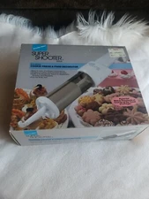 Super Shooter Plus Cordless Cookie Press & Food Decorator Vintage Proctor Silex