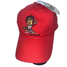 2006 FIFA World Cup Germany 2006 Hat Red Cap NWT Youth Size