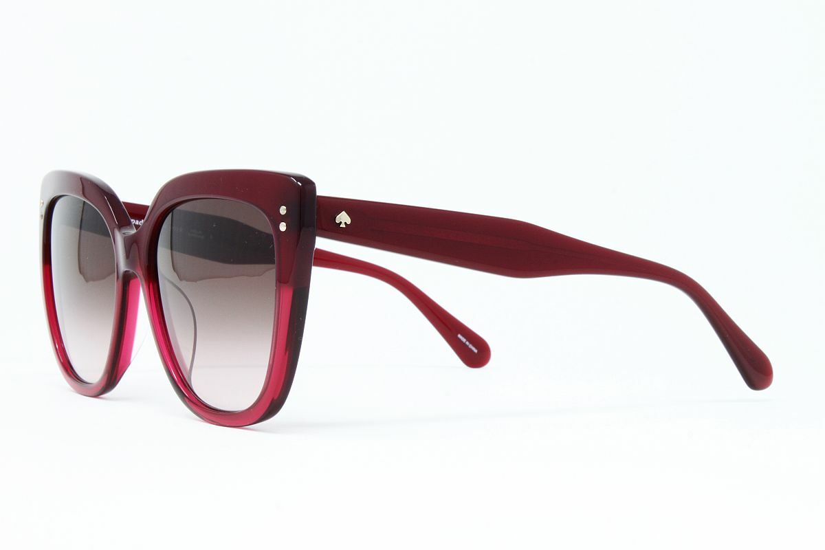 kate spade Oversized Square Sunglasses in Burgundy Frame Kate Spade women main image 2