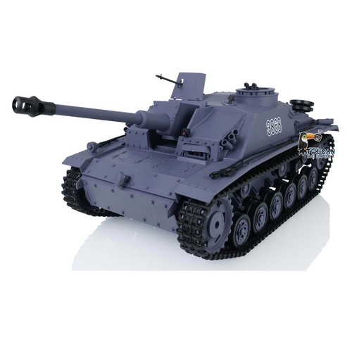 On Sale Henglong 2.4G 1/16 7.0 Plastic RC Tank Model Stug III 3868 RTR BB IR Ver - Picture 10 of 12
