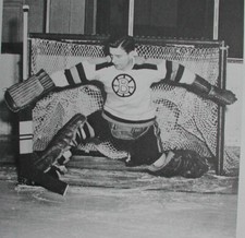 PRINT HOCKEY PICTURE BOSTON BRUINS FRANK BRIMSEK 