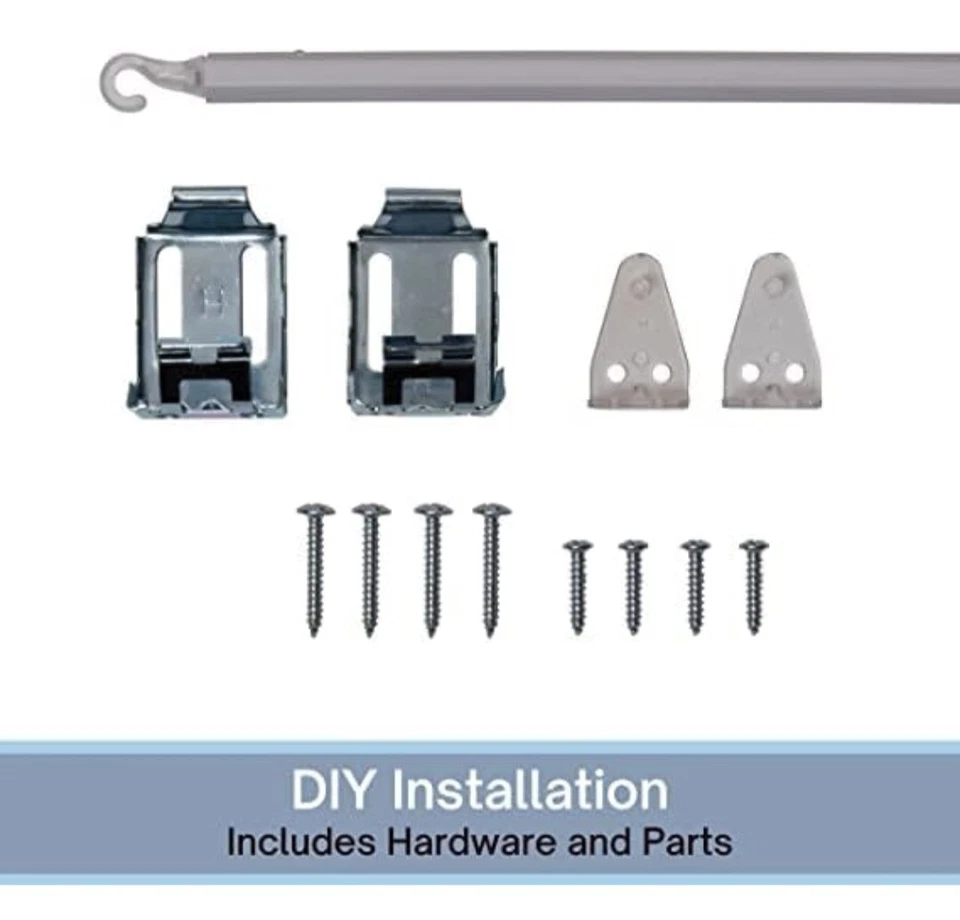 Mini persianas inalámbricas Lotus de 1" - blancas - 35" x 60" Foto 2 de 3