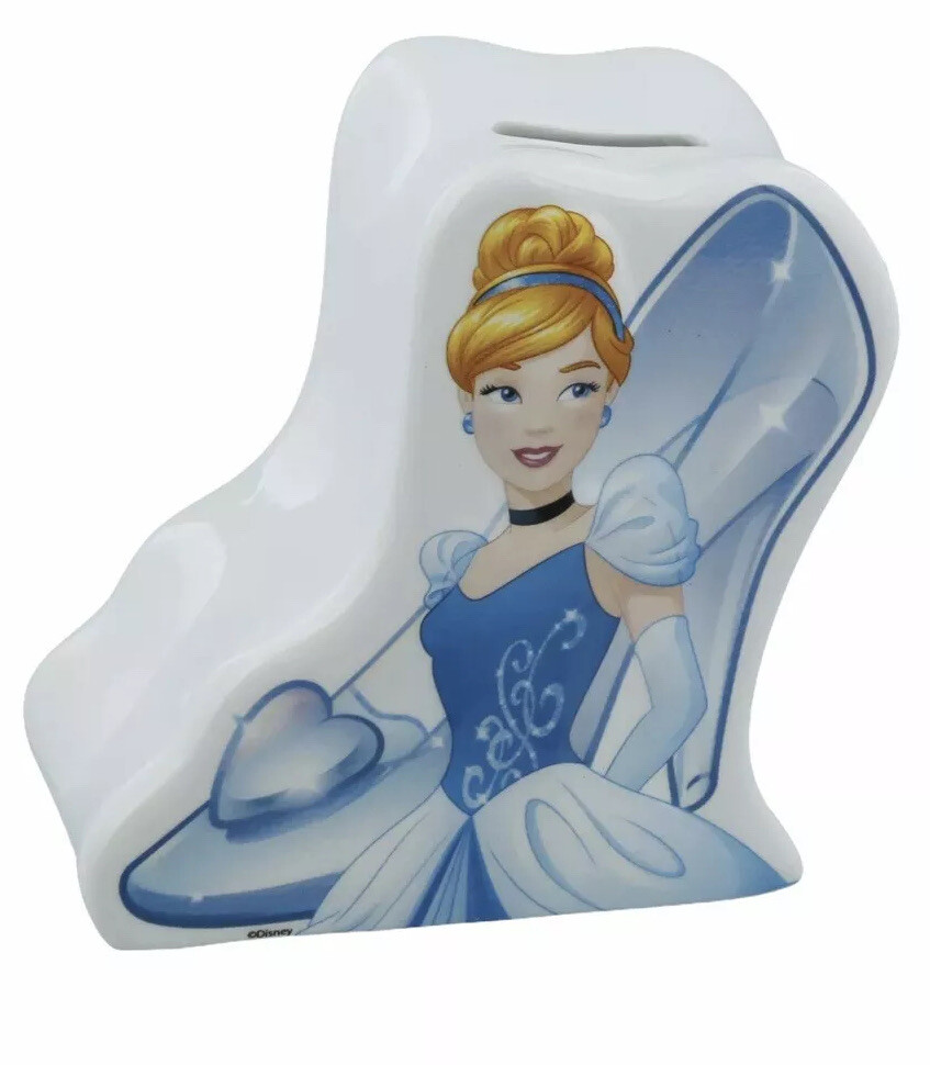 Tirelire Money Bank Cendrillon Disney, le cadeau de baptême idéal en résine Enesco