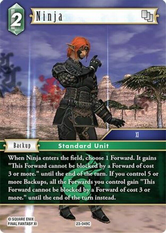 Near Mint FFTCG Ninja - 23-049C Hidden Trials Final Fantasy Near Mint FFTCG Ninja - 23-049C Hidden Trials Final Fantasy