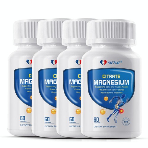 Magnesium Citrate 1000mg 120 Capsules Super Strong Effective Vegan Supplements - Picture 12 of 12