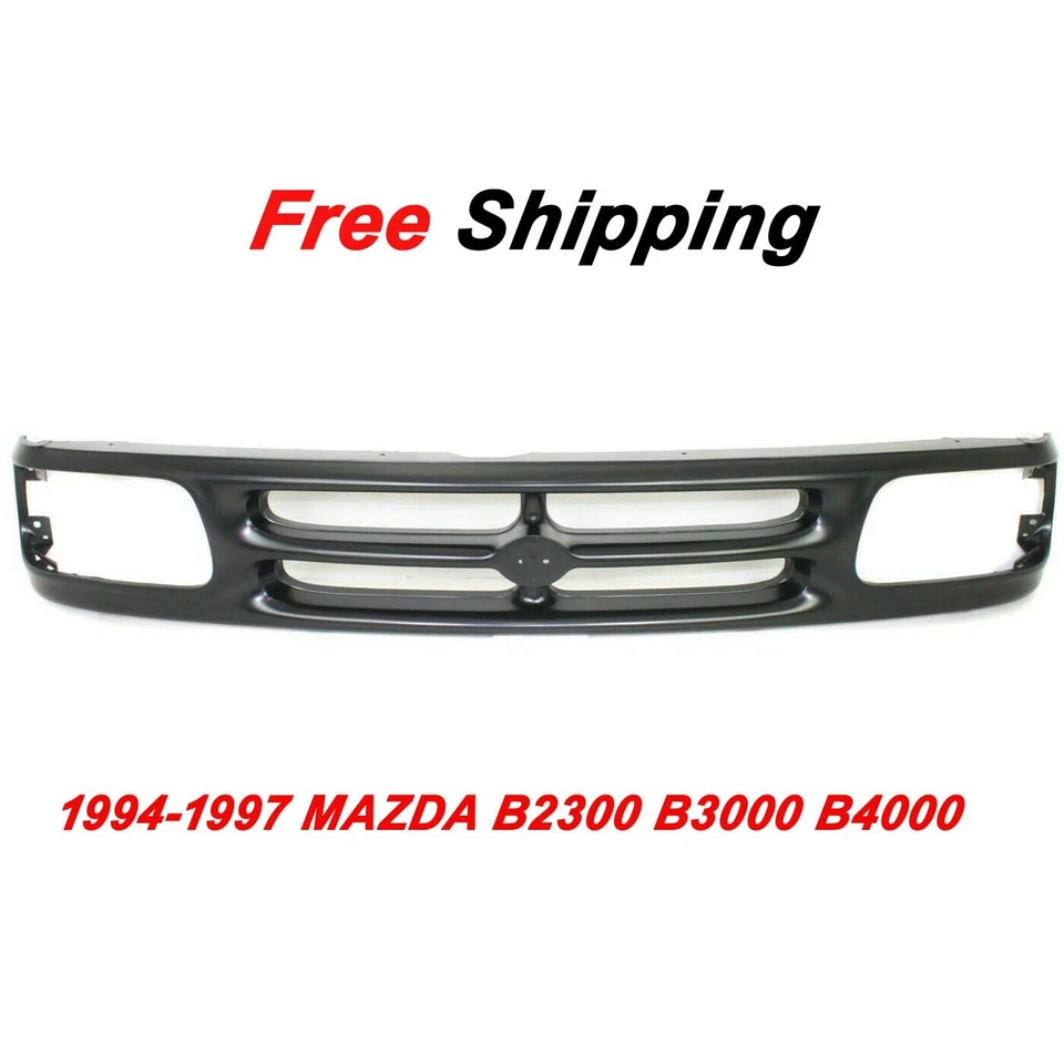 For 1994 1995 1996 1997 MAZDA B2300 B3000 B4000 Front Black Gril Grille Assembly Foto 2 de 4