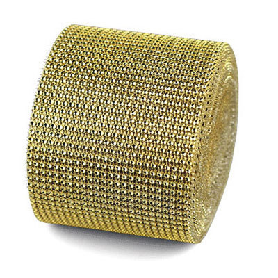 4.75''x10 Yards DIAMOND MESH WRAP ROLL SPARKLE RHINESTONE Crystal Ribbon