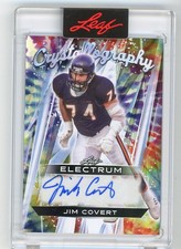 2025 Leaf Electrum Sports JIM COVERT Crystallography Tie-Dye AUTO Autograph 7/8