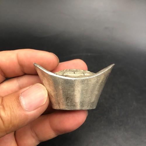 1662-1722 China Qing Dynasty KangXi Silver Ingot sycee tael currency 146 Grams - Picture 8 of 8