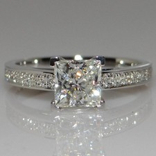 3.75Ct Round Cut Lab Created Diamond Halo Engagement Anniversary 925 Silver Ring