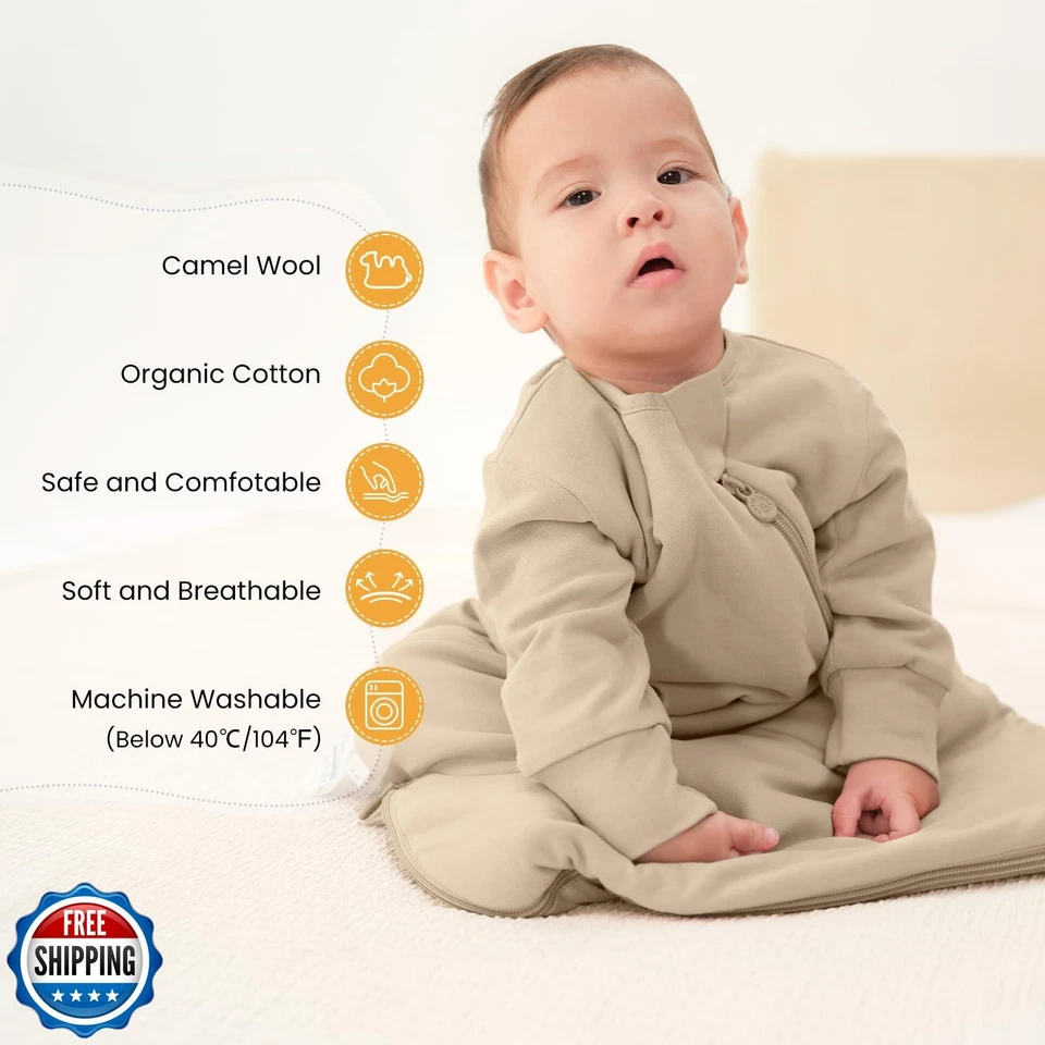 Saco de dormir unisex kaiya bebé para bebés y niños pequeños 3,5 Tog saco de dormir 6-1 Foto 2 de 4