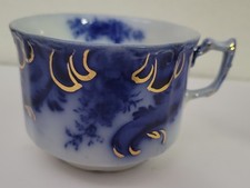 WH Grindley ARGYLE Flow Blue Teacup HTF Antique 1898, One