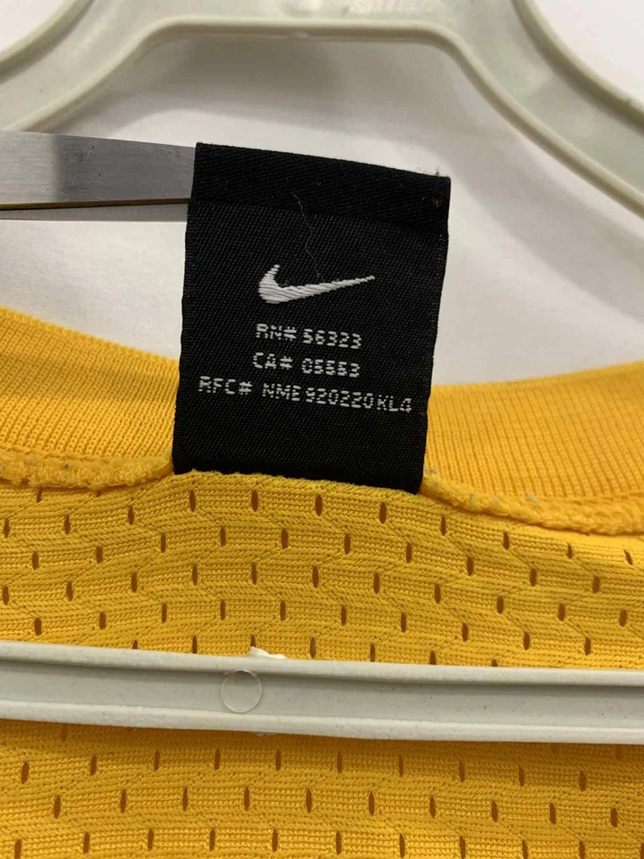 Camiseta amarilla vintage Nike NBA Indiana Pacers Jermaine O’Neal #7 para hombre talla L#87 Foto 4 de 4