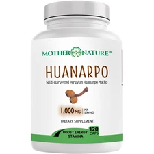 Huanarpo Powder in Capsules for Men, 1000mg, Max Strength and Libido, 120ct.