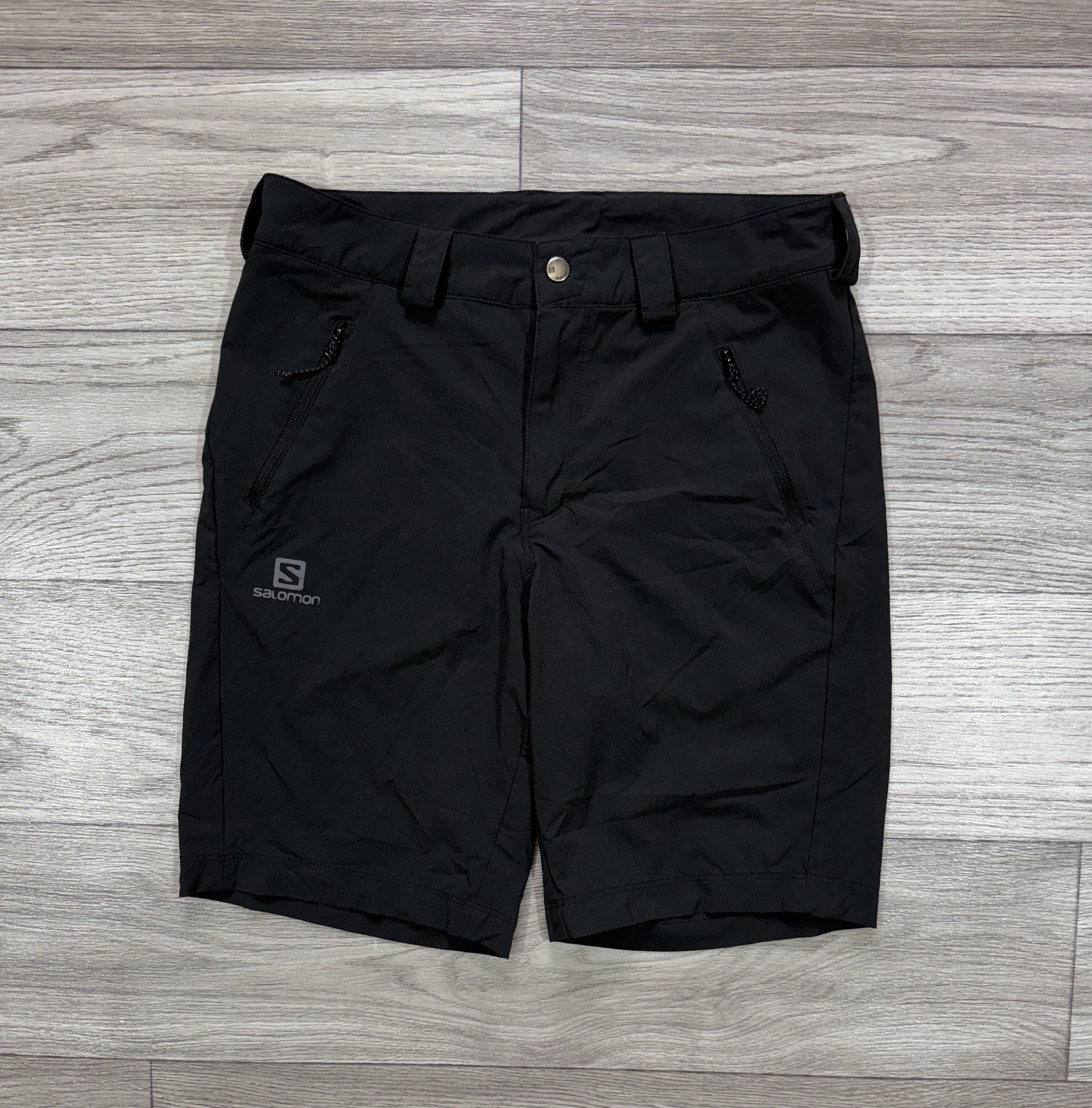 Pantaloncini corti regolari Salomon Wayfarer LT taglia UK US 30 neri