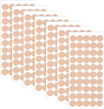 300pcs Earring Support Patches, Silicone Heavy 12.2x5.6cm, brown