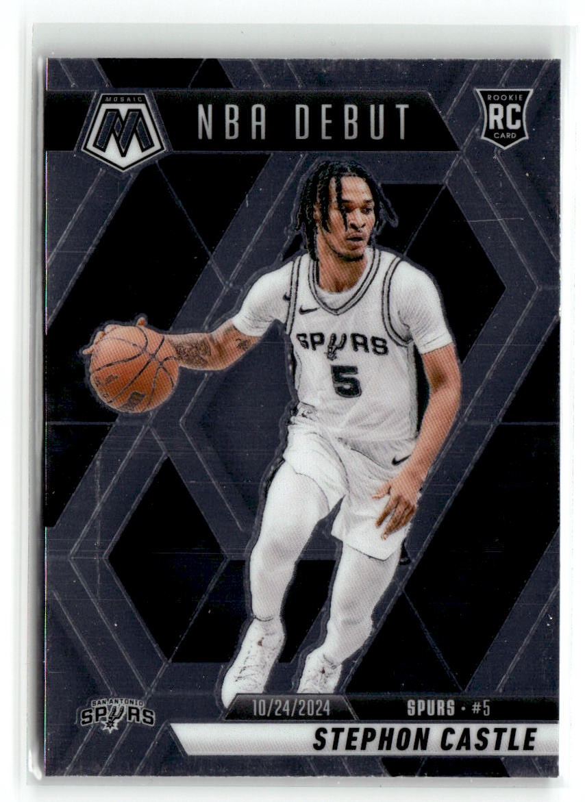 2024-25 Panini Mosaic #267 Stephon Castle
