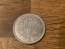 1887 PROOF LIKE HIGH GRADE SILVER HALF CROWN
