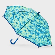 Girls Boys Tye Dye Stick Umbrella - Cat & Jack Blue Green