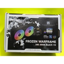 Frozen Warframe 240 Black V2 ARGB AIO Liquid Cooler   New 