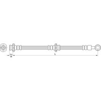 Metzger 4110462 Bremsschlauch